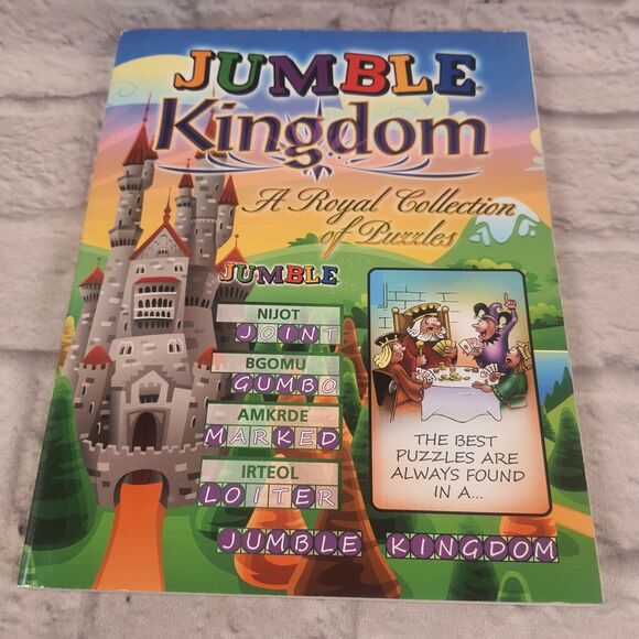 Lot of 3 Jumble Puzzle Book Word Games Brain Teaser Kingdom Explosion Vacation - Picture 14 of 16